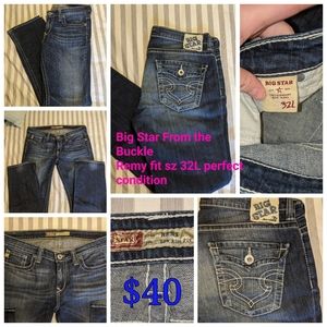 Big Star Buckle boot cut jeans 32L